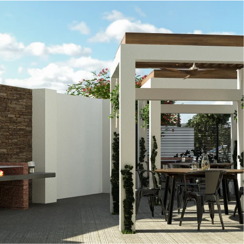 Grill zone en Guadalupe Lofts 203, Culiacán